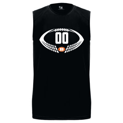 Brooks Football  - Youth B-Core Sleeveless T-Shirt Thumbnail