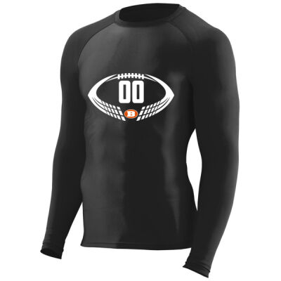 Brooks Football  - Youth Hyperform Compression Long Sleeve Tee Thumbnail
